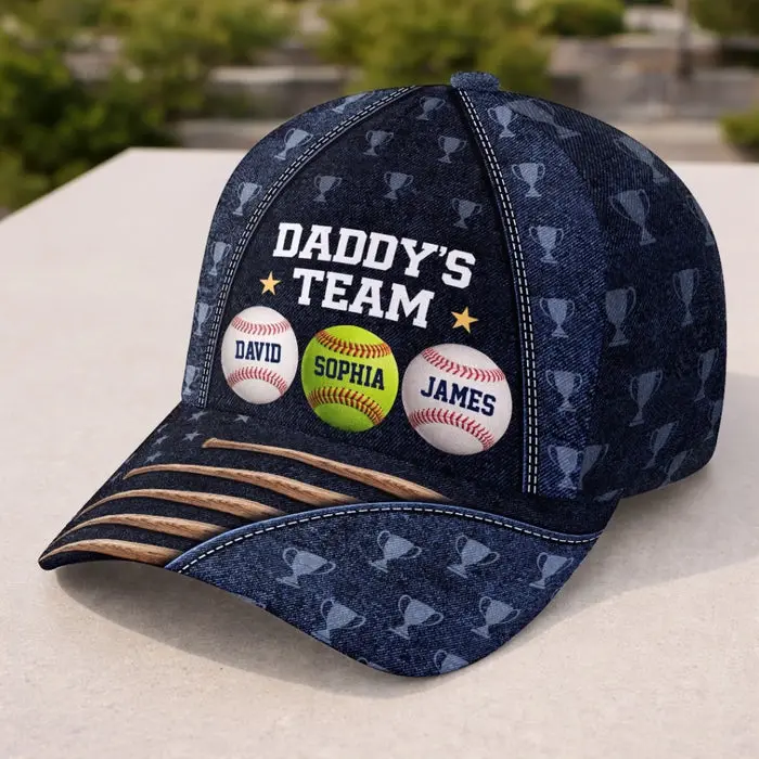 Tailored Hat, All Over Print Classic Cap - MVP Of Our Family - Image 2