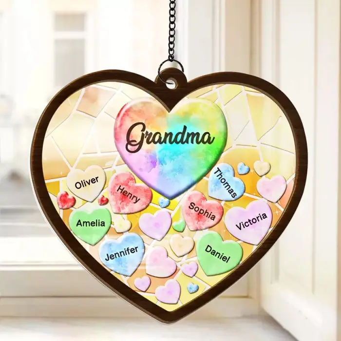 Custom-Made We Have You In Our Hearts ~ Gift For Mom, Grandma