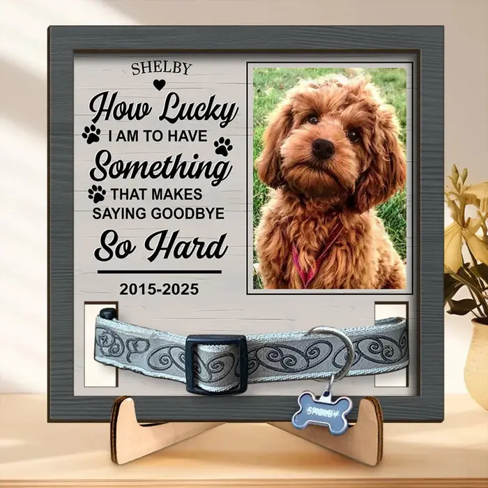 Made-to-Order Photo Something That Makes Saying Goodbye So Hard | Sympathy Gift For Pet Owners, Pet Lovers