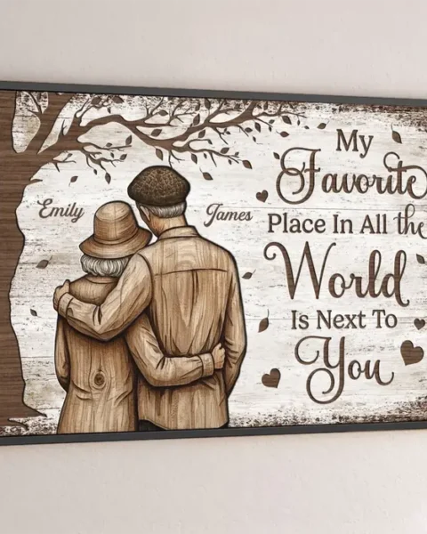 Bespoke Horizontal Poster ~ Our Love Keeps Growing