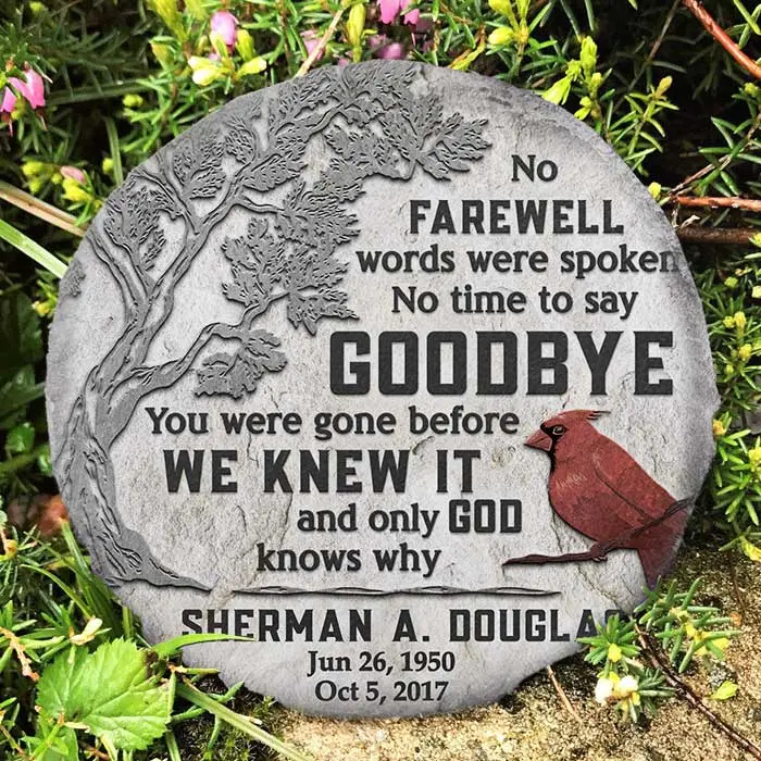Made-to-Order No Time To Say Goodbye - Memorial Gift, Sympathy Gift - Image 2