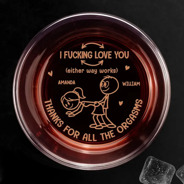 Custom-Made Whiskey Glass - My Favorite Person Since Always
