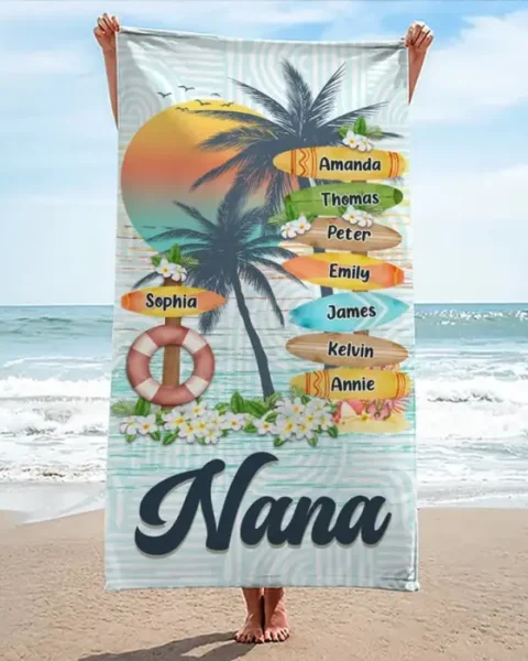 Tailored Grandma's Love Knows No Bounds ~ Summer Vacation Gift, Birthday Pool Party Gift For Grandma