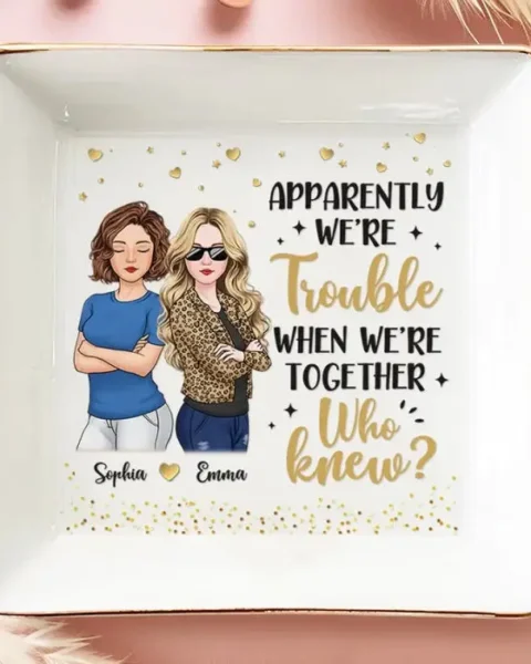 Bespoke To Friendship Every Burden's LightGift For Best Friends, BFF, Sisters