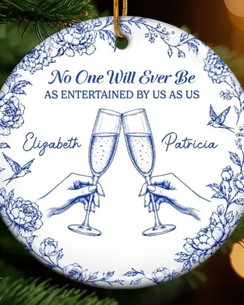 Tailored Ceramic Ornament ~ Side By Side