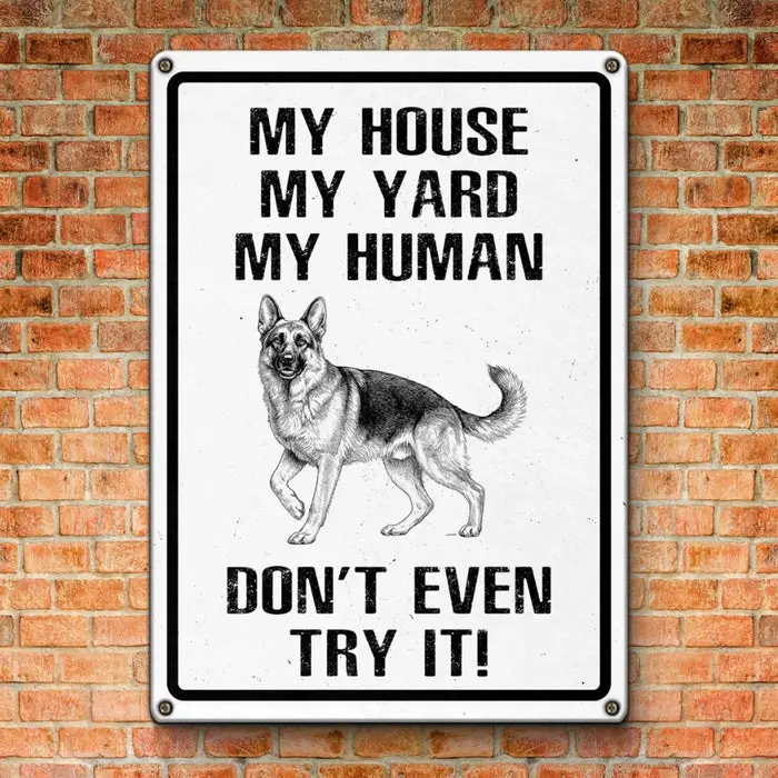 Bespoke Photo Home Decor Metal Sign ~ Home Sweet Fortress - Image 2