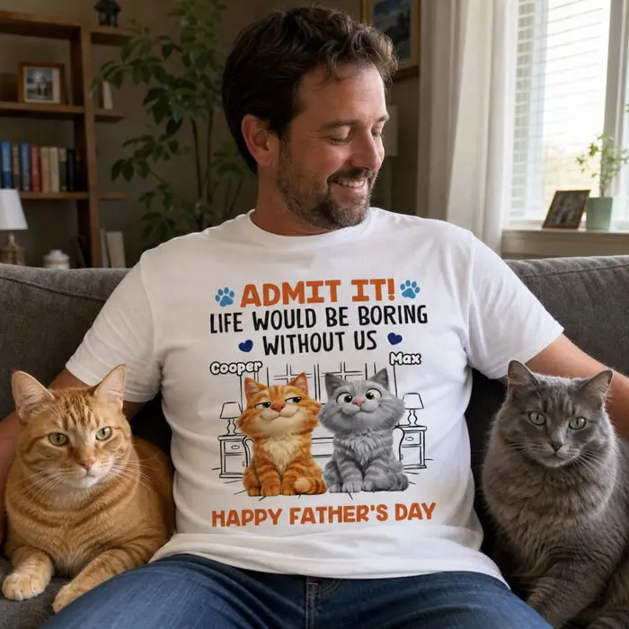 Tailored Unisex T-shirt, Premium T-shirt, Hoodie | Happiness Comes With Four Paws - Image 2