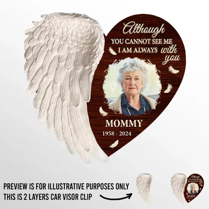 Personalized Photo I Am Always With You - Sympathy Gift For Family Members - Image 2