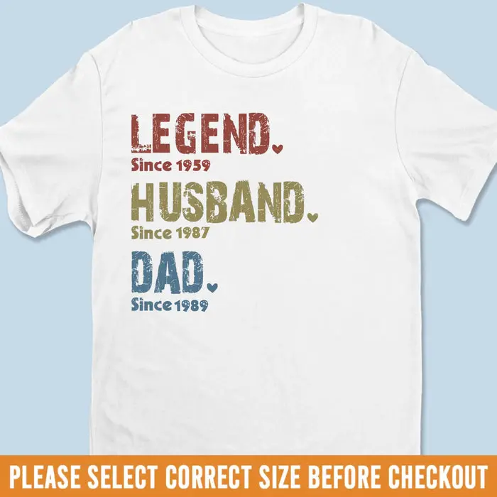 Personalized Unisex T-shirt, Premium T-shirt, Hoodie - Years Change The Title Not The Love - Image 2