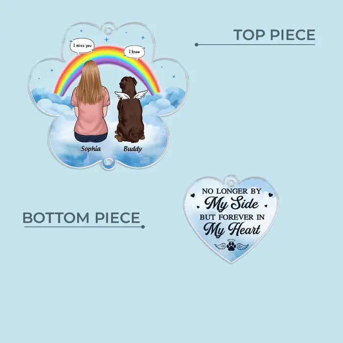 Custom-Made Wind Chime With Acrylic Charms ~ Pawprints On My Soul - Image 2