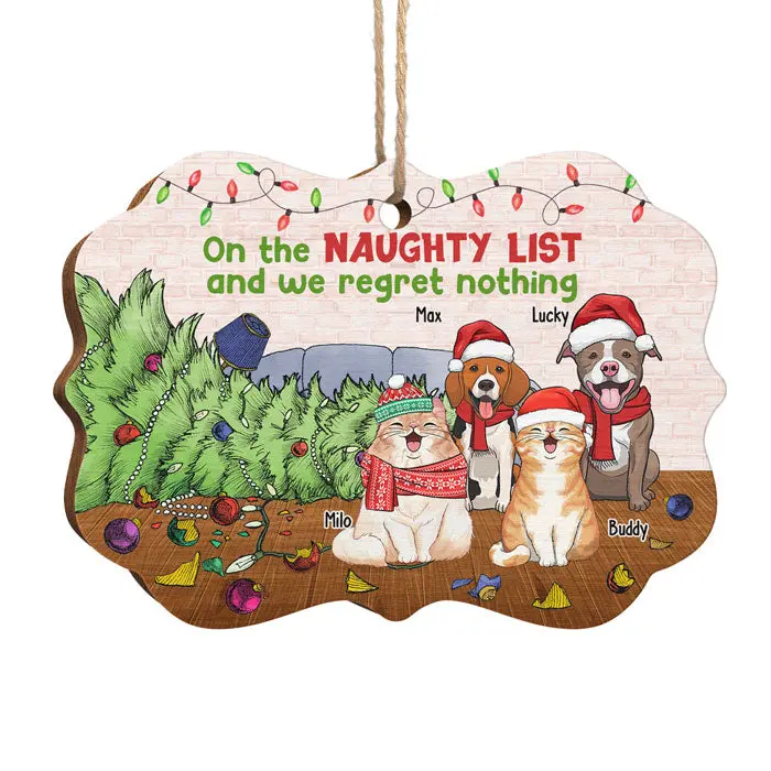 Personalized Dear Santa, Please Define Naughty - Wood Benelux Shaped - Christmas Gift For Pet Owners, Pet Lovers - Image 2