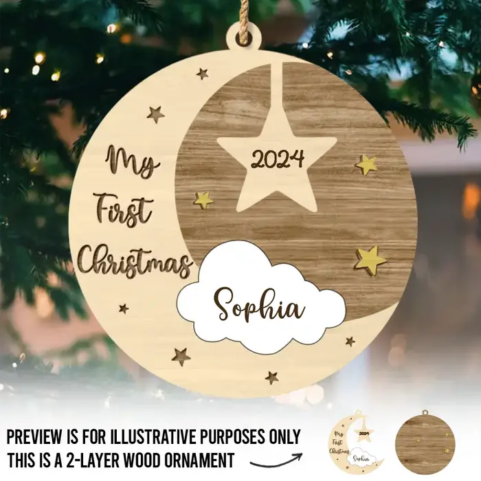 Tailored Our Christmas Joy Has A New Heartbeat ~ Christmas Gift For Baby Kids, Newborn Baby - Image 2