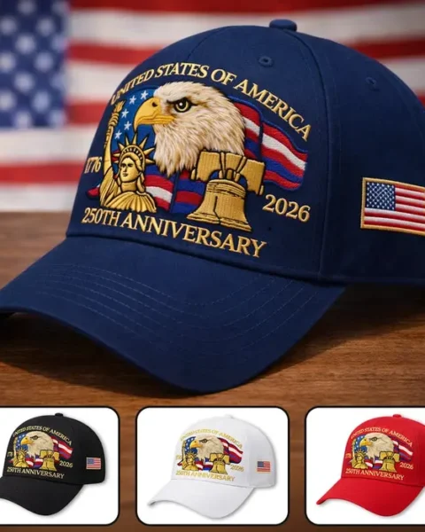 Bespoke Embroidered Baseball Cap - Spirit Of Freedom Shines