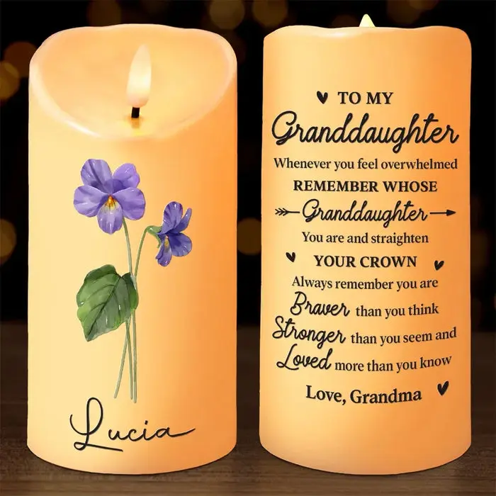 Custom-Made Love Is The Flower You’ve Got To Let Grow | Christmas Gift For Son, Daughter, Grandson, Granddaughter
