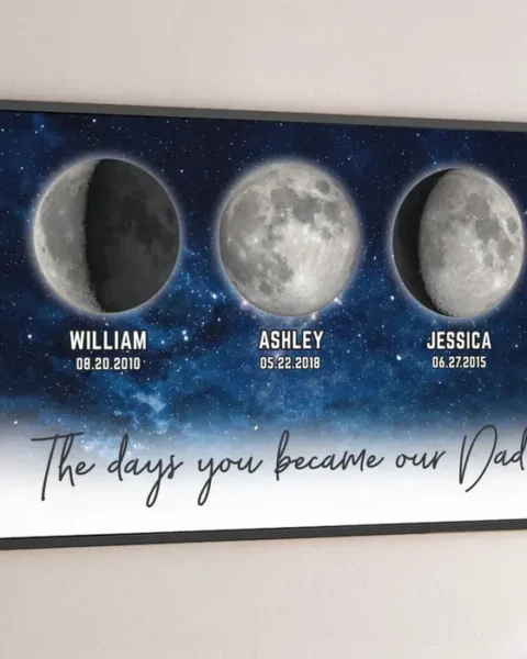 Tailored Horizontal Poster | Fatherhood Written In The Stars
