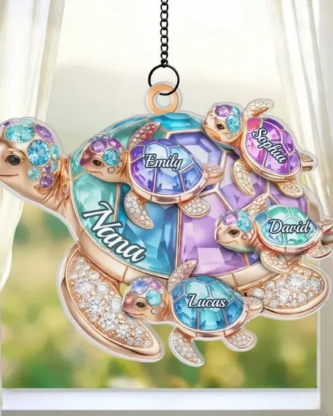 Tailored Turtle Window Hanging Suncatcher Ornament | Love Across Every Wave